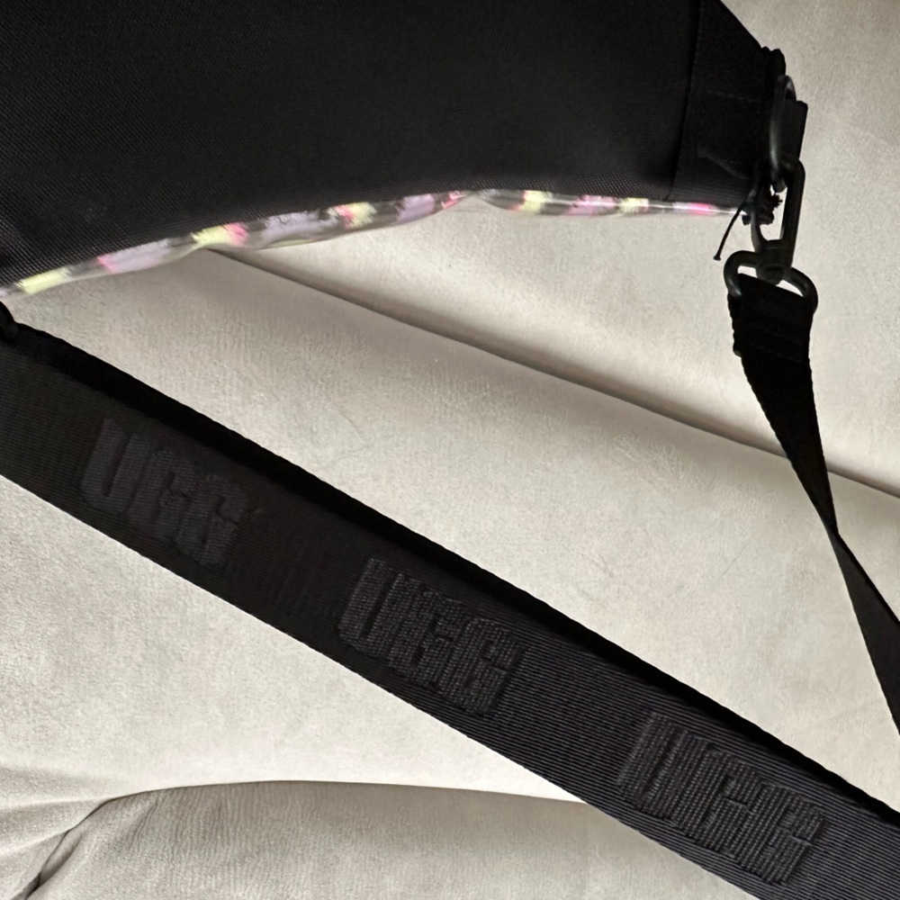 New UGG Nasha Clear Crossbody Belt Bag Fanny Pack Purple Pink Cheetah - Picture 7 of 11